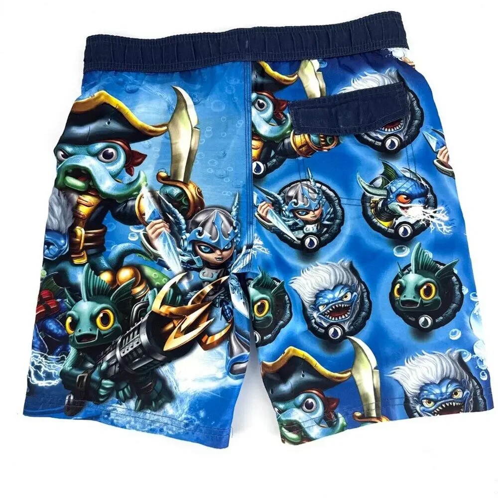 Skylanders Boys Swim‎ Board Shorts Blue Size XL